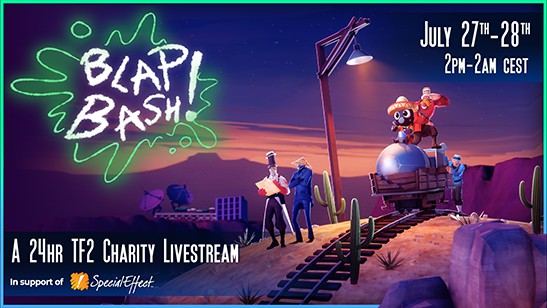 The Blapbash Charity Livestream: Team Fortress 2 Charity Event Begins This Weekend