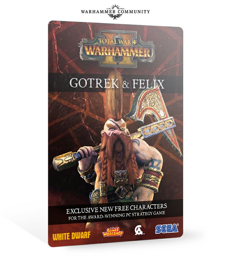 Total War: Warhammer 2 adding Gotrek and Felix for free through Total War Access from 17th October